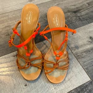 Coach heels size 8.5
